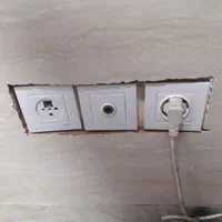 خرده کاری سیم کشی لوستر.هالوژن