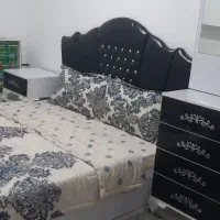 سرویس خواب دونفره با تشک در حد نو