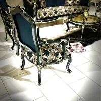 مبل استیل و سلطنتی ۷ نفره فرانسوی|مبلمان خانگی و میز عسلی|مشهد, وکیل‌آباد|دیوار