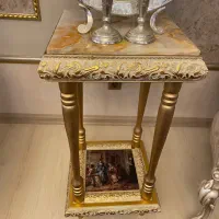 میز چوبی رویه سنگ