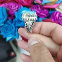 انگشتر دستساز فیروزه نیشابور استاد باصری