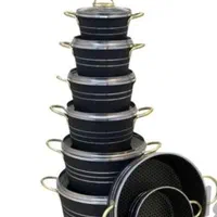 سرویس ۷ و ۱۴ پارچه تفلون/نچسب سرامیکی /درب پیرکس|ظروف پختوپز|زاهدان, |دیوار