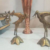 قاب عکس 2عدد مجسمه برنجی.کیلویی|کلکسیون اشیاء عتیقه|شهرکرد, |دیوار