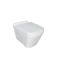 توالت فرنگی دیواری (وال هنگ) چینی کرد