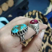 انگشترفیروزه نیشابورنقره