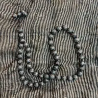 تسبیح دست ساز نقره کوب و مس کوب