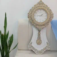 ساعت سفید نگین دار