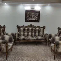 مبل استیل طلایی