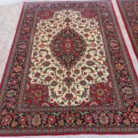 جفت قالیچه دستباف کرک قم ۵۰رج ،افت قیمت کرده|فرش|تهران, بازار|دیوار