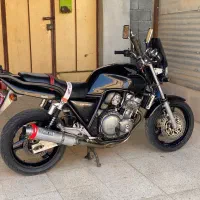 Cb400|موتورسیکلت|رودخانه, |دیوار