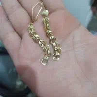 گوشواره طلا طاووسی با ۳درصد بالای تابلو