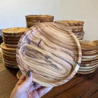 پیاله و پیشدستی چوبی|ظروف سرو و پذیرایی|تهران, شوش|دیوار