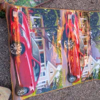 سفره آلومینیومی نسوز مناسب زیرقلیون منقل سفره کودک|سفره، حوله، دستمال آشپزخانه|گناباد, |دیوار