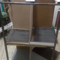 قفس آهنی باپایه تنظیم مناسب برا مرغ و کبوتر