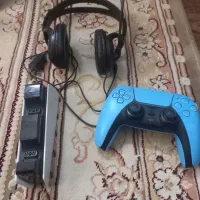 دسته ps به همراه پایه شارژ و هدفون
