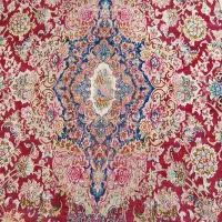 یک قطعه فرش ۲در۳ چله ابریشم نقشه قرباغی.|فرش|تبریز, |دیوار