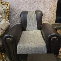 مبل ۷ نفره راحتی اسپرت چرم و پارچه|مبلمان خانگی و میز عسلی|تهران, اباذر|دیوار