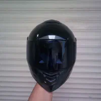 کلاه کاسکت فک متحرک مشکی براق|قطعات یدکی و لوازم جانبی|رشت, دروازه لاکان|دیوار