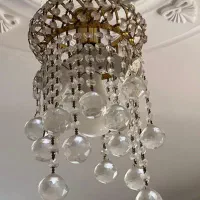 لوستر کریستالی با تخفیف عالی|لوستر و چراغ آویز|رشت, تازه آباد|دیوار
