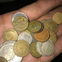 سکه قدیمی همش یکجا با یه حلقه نقره پنج گرمی|کلکسیون سکه، تمبر، اسکناس|کرج, کوی زنبق|دیوار