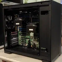 کیس ورک استیشن دوال cpu نو