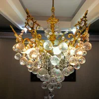 لوستر برنز ۶ شاخه