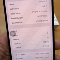 اپل iphone 14 Pro Max با حافظهٔ ۱۲۸ گیگابایت|موبایل|تهران, چیتگر|دیوار