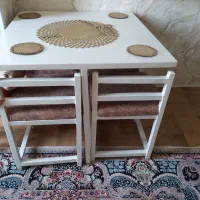 میز غذا خوری کم جا سالم و کم استفاده شده