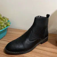 نیم بوت چرم طبیعی