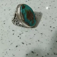 انگشتر نقره دست ساز فیروزه