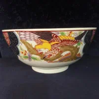 کاسه بشقاب زیرو رو مرغی ژاپنی قدیمی|کلکسیون اشیاء عتیقه|شاهین‌شهر, نبوت|دیوار