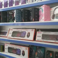 انواع کیبورد هدفون موس