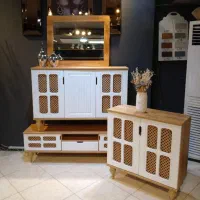 آینه کنسول میز تیوی جاکفشی