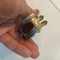 دستبند نقره ۱۰۳ گرم معاوضه با نقره|کلکسیون اشیاء عتیقه|اصفهان, دانشگاه اصفهان|دیوار