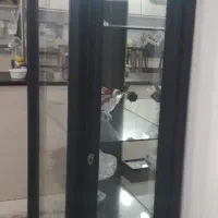 بوفه چوبی اینه و چراغ دار|بوفه، ویترین، کنسول|بندرعباس, |دیوار