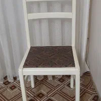 صندلی چوبی سفید