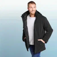 کاپشن مردانه مشکی لیورجی