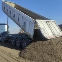 ماسه دوبار شور 350و پوکه عدسی .نخودی