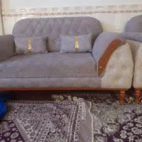 مبل هفت نفره تازه خریداری شده به علت جابه جایی