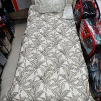 روتختی یکنفره کتان نخ طرح نخل