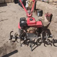 شخم زنی با دستگاه تیلر