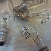 10 عدد لامپ شمعی لوستر زرد رنگ