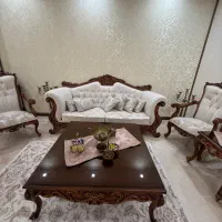 مبلمان ۹ نفره با میز ناهارخوری ۸ نفره راش گرجستان|مبلمان خانگی و میز عسلی|تهران, توحید|دیوار