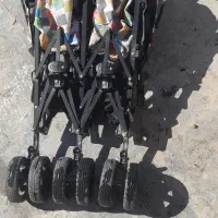 کالسکه دلیجان مدل دوقلو دیبا پلاس در حد نو|کالسکه و لوازم جانبی|بجنورد, |دیوار