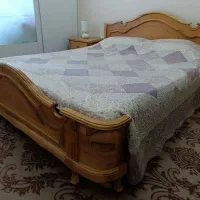 سرویس خواب ۲ نفره چوب جنگلی|تخت و سرویس خواب|ملایر, |دیوار