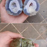 سنگ توپی عقیق برش خورده