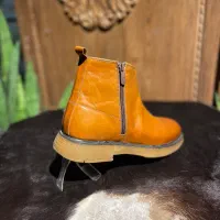 بوت تک زیپ چرم طبیعی|کیف، کفش، کمربند|قم, صفائیه|دیوار