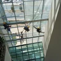 پیچ رولپلاک سنگ نما شستشو رنگ نصب چراغ راپل طناب|خدمات پیشه و مهارت|کرج, مصباح|دیوار