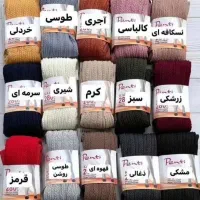 جوراب شلواری بافت زنانه گندمی پاییزه پنتی