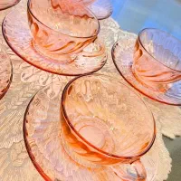 فنجان نعلبکی فرانسوی قدیمی
